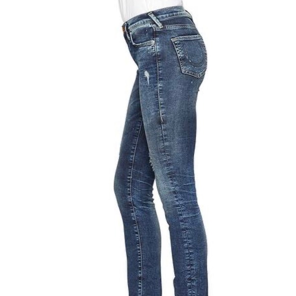 True Religion New Halle Crop Jeans - Picture 2 of 7